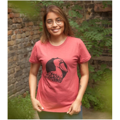 päfjes Sally Schuhschnabel - Frauen T-Shirt - Fair gehandelt aus Baumwolle Bio