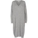 Basic Apparel Strickkleid - Lise V-dress - mit Wolle