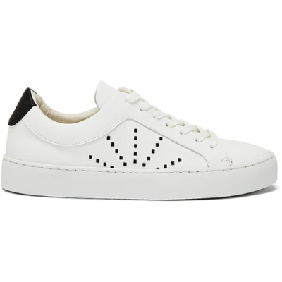 NINE TO FIVE Laced Sneaker #gràcia white micro