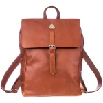 Ritagli di G Damen Leder Laptop Rucksack ALEXA für Studium oder Arbeit - 100% Made in Italy