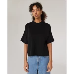 Aistis: Black Cotton T-shirt