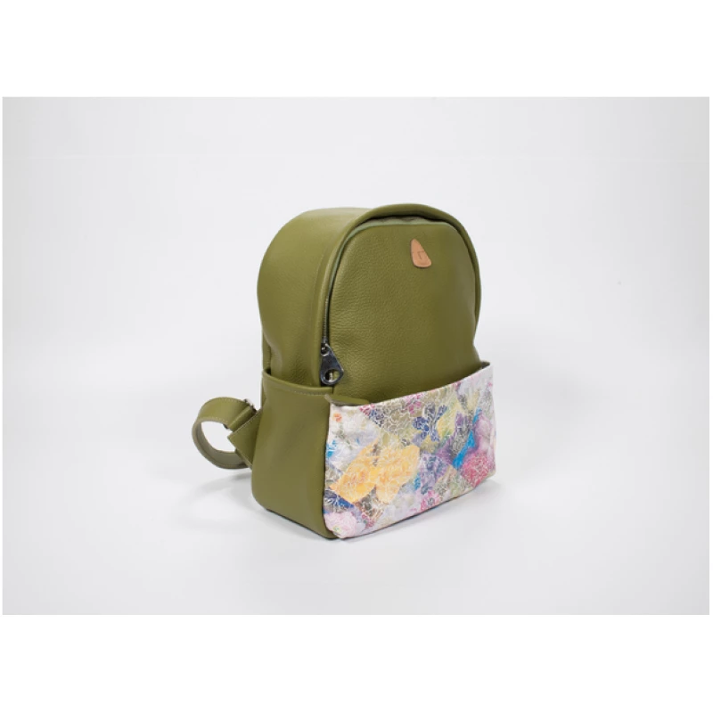 Ritagli di G Damen Leder Rucksack ALINA - 100% Made in Italy