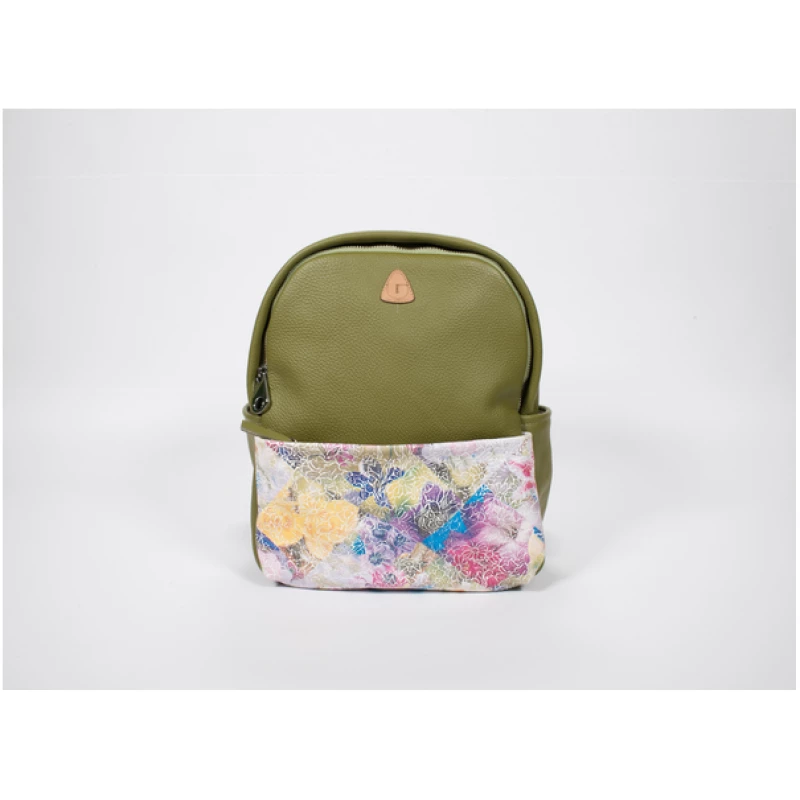Ritagli di G Damen Leder Rucksack ALINA - 100% Made in Italy