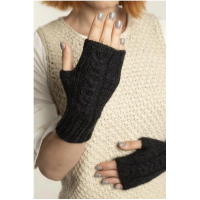 TASHAY FINGERLOSE HANDSCHUHE RENE AUS BABY ALPAKA WOLLE