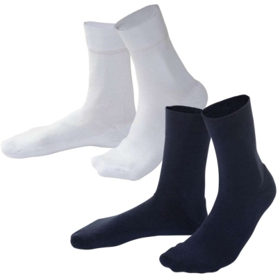 Damen Socken 2er Pack: Bio Socken mit Plüschsohle