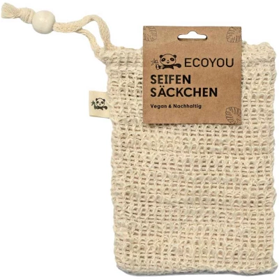 EcoYou Seifensäckchen Sisal - für Seifenreste & Haarseife