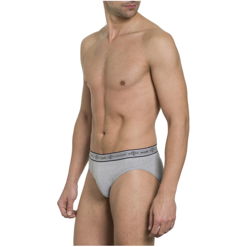 Haasis Bodywear Herren Slip ohne Eingriff Single Jersey 3er Pack,Bio Baumwolle/Elasthan