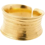 Nudo Gold Short Scratch Ring (Adjustable)
