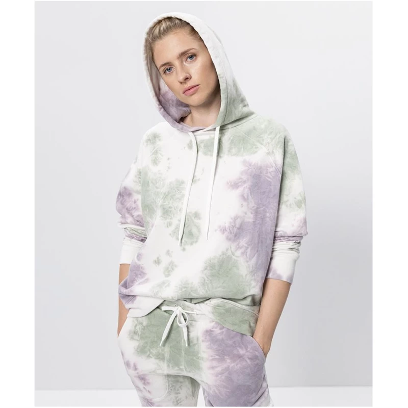 OGNX Batik Hoodie. Frauen Yoga Sweatshirt, batik, Gr. XS-XL, Bio Baumwolle. Nachhaltige Yogakleidung