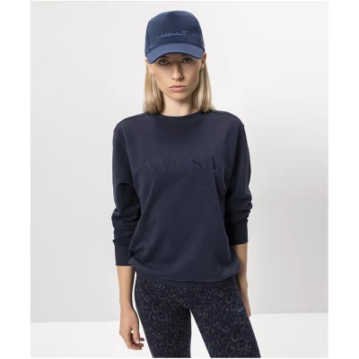 OGNX Sweater Namaste. Frauen Yoga Sweatshirt, blau, Gr. XS-XL, Bio Baumwolle. Nachhaltige Yoga Kleidung