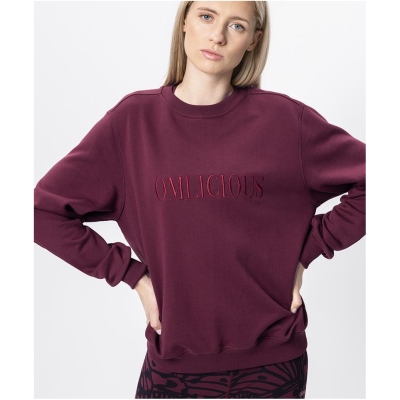 OGNX Sweater Omlicious. Frauen Yoga Sweatshirt, rot, Gr. XS-XL, Bio Baumwolle. Nachhaltige Yoga Kleidung