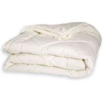 PureNature Vierjahreszeiten Bettdecke Schafschurwolle mit Knüpfbändern