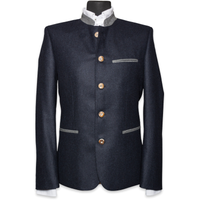 Bavarian Jacket Navy Melange
