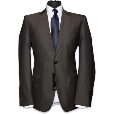 Genf Anzug-Jacket Braun