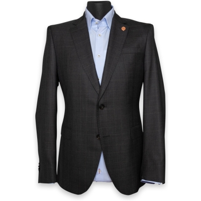 Göteborg Anthra Check Anzug-Jacket