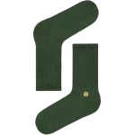 Natural Vibes Basic Green: dunkelgrüne Socken in Bio-Qualität