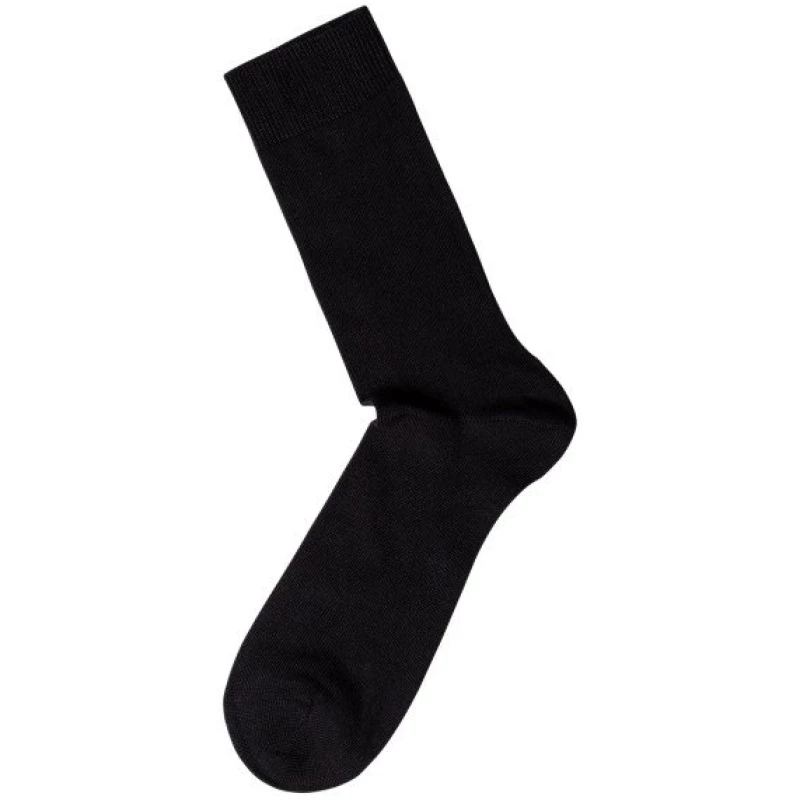 Socken Plain Schwarz