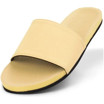 Sandalen Slides Essentials Light Gelb