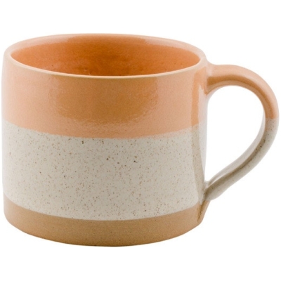 Tasse Keramik, lachsrosa