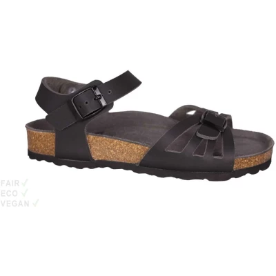 Vegetarian Shoes Paros Sandal black