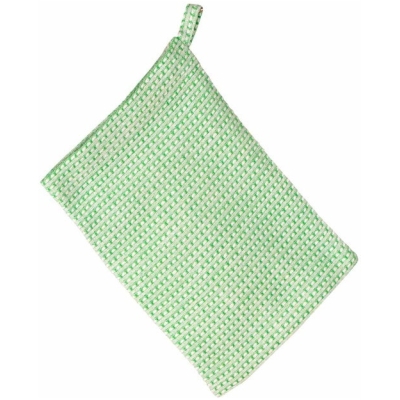 Waschhandschuh grün, 21 x 15 cm