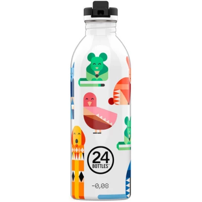 24bottles 0,5l Kids Edelstahl Trinkflasche mit Sportverschluss