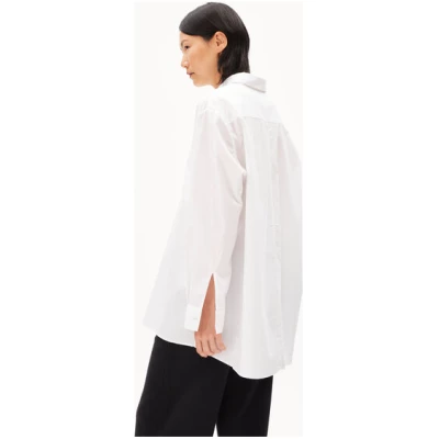 ARMEDANGELS EALGAA - Damen Bluse Relaxed Fit aus Bio-Baumwolle