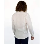 Aatise Zenith - Reines Leinenhemd Farbe Weiss slim fit - made in France