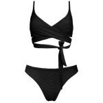 Anekdot Bikini Set Jacquard Lin Top + Skyline Slim Slip