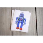 BY COPALA Notizbuch mit vintage Roboter-Motiv