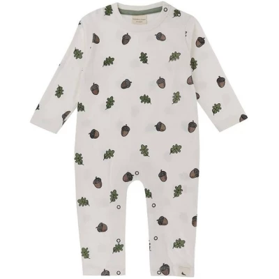 Baby Langarm Schlafanzug/ Strampler *Acorn* Bio Baumwolle | Turtledove London