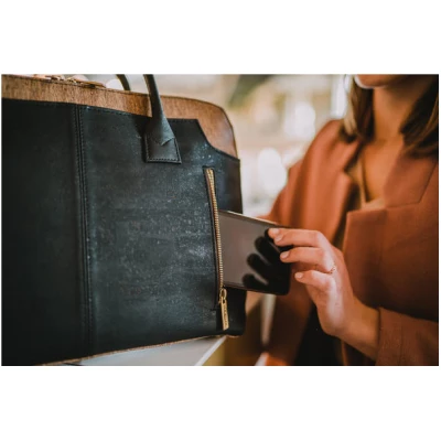 Bag Affair Savvy Kork Business-Handtasche
