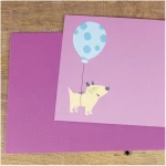 Bow & Hummingbird Grußkarte Balloon Delivery