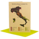 Bow & Hummingbird Grußkarte Weinanbau in Italien