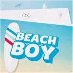 Bow & Hummingbird Postkarte Beach Boy