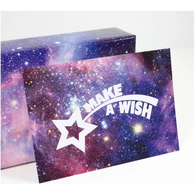 Bow & Hummingbird Postkarte "Make a wish"