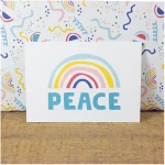 Bow & Hummingbird Postkarte Peace