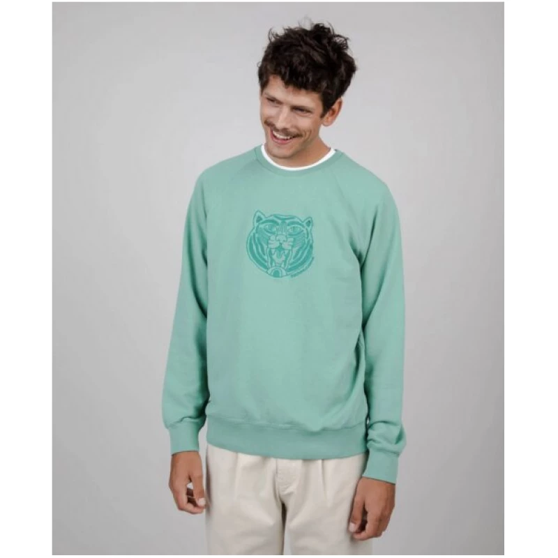 Brava Fabrics Tiger Sweatshirt Light Morera