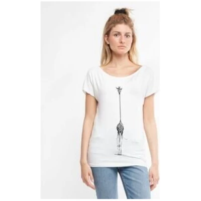 CORA happywear Damen T-Shirt aus Eukalyptus "Elisabeth" | Giraffe