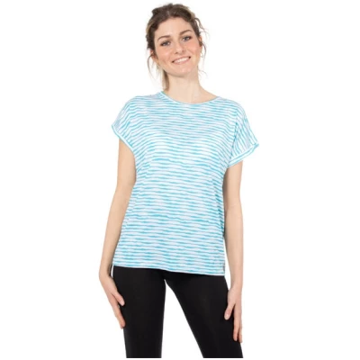 CORA happywear Damen T-Shirt aus Eukalyptus Faser "Laura" | gestreiftes Muster