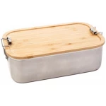 Cameleon Pack Zusätzlicher Trennsteg für XL Edelstahl Lunchbox mit Deckel aus Bambus Holz