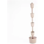 CitySens Vertikaler Blumentopf mit manueller Bewässerung; 4 Blumentöpfe