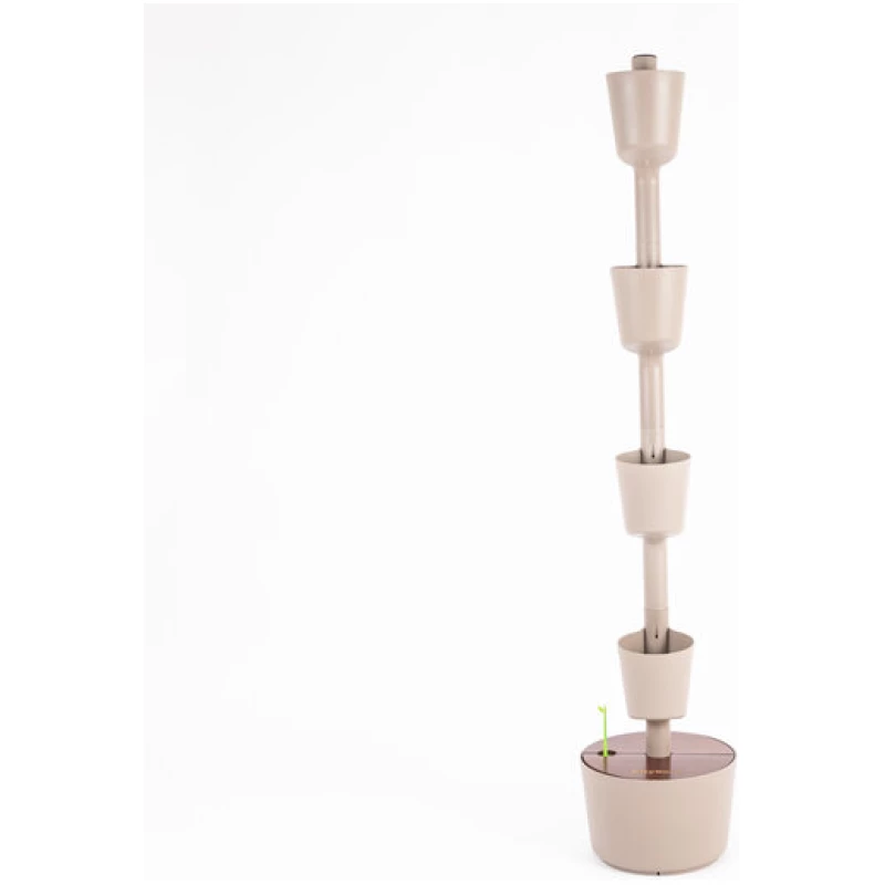 CitySens Vertikaler Blumentopf mit manueller Bewässerung; 4 Blumentöpfe