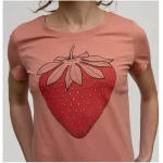 Cmig Damen T-Shirt Erdbeere in rose clay