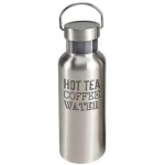 Contento ToGo Edelstahl Trinkflasche 500ml "Hot Tea Coffee Water"