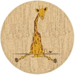 Corkando Kinderteppich "Sidney die Giraffe"