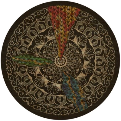 Corkando Teppich "Mandalas - Broken Symmetry"