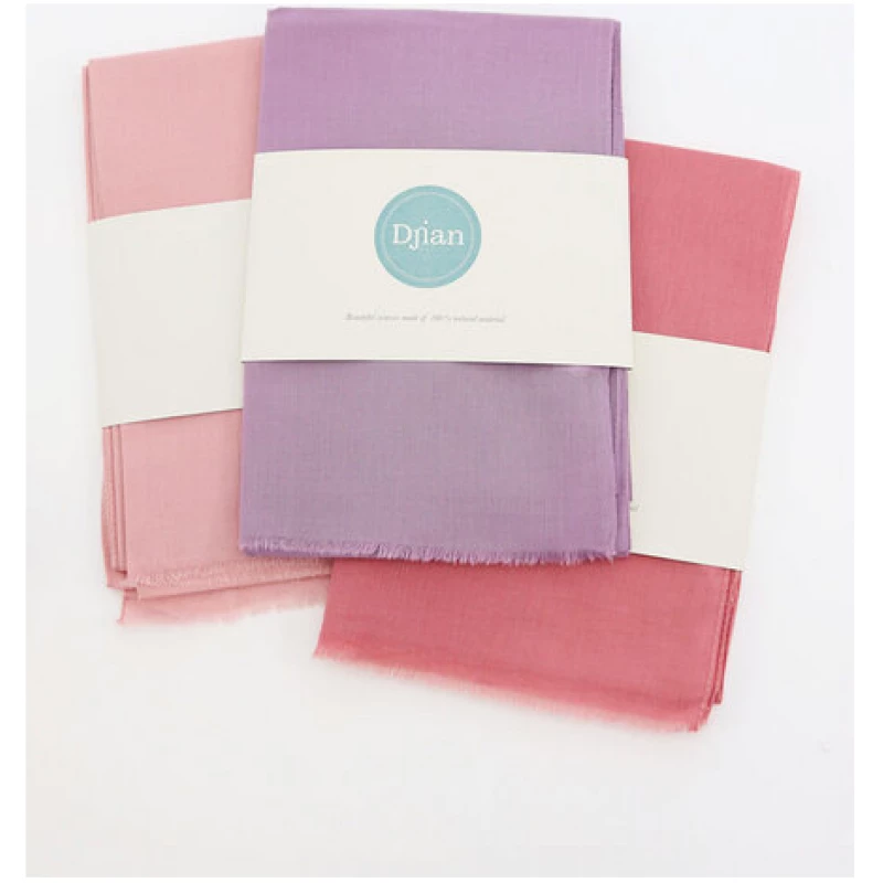Djian Collection Weicher Schal aus 100% Bio-Baumwolle - Basic