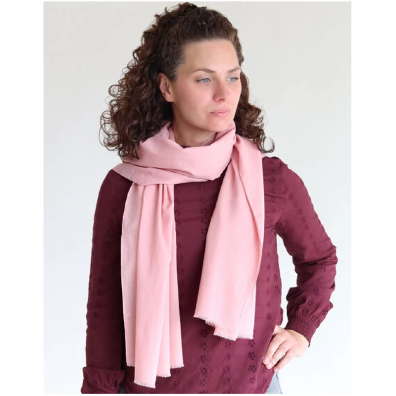 Djian Collection Weicher Schal aus 100% Bio-Baumwolle - Basic