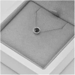 Eppi Halskette aus Platin mit schwarzem Diamant Jonie